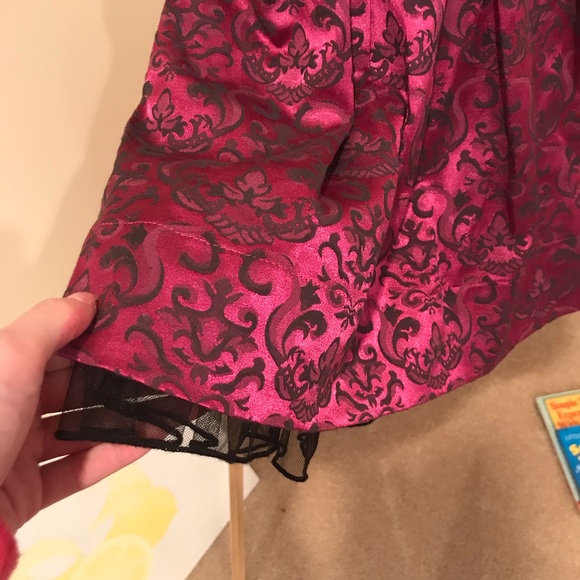 VINTAGE Y2k goth jacquard dress - Picture 4 of 4